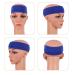 MapofBeauty Yoga Headbands - 3 Pack Stretchy Cotton Hair Wraps for Running & Gym - Blue - Buy Online on GoSupps.com