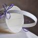 Plcnn 2Pcs Wedding Pillow Ring and Flower Basket Set White Satin Flower Girl Basket Wedding Petals Storage Basket for Wedding Anniversary Celebrations Party Supplies - Buy Online on GoSupps.com