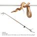Zerodis Stainless Steel Snake Tong - Long Foldable Reptile Catcher - Buy Online on GoSupps.com