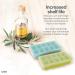 LVO Herb Block Tray with Lid - Silicone Freezer Herb Saver for Infusions - BPA Free, Red - Buy Online on GoSupps.com