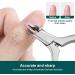 Professional Stainless Steel Cuticle Nipper & Remover Tool - Black Clippers for Manicure/Pedicure - Buy Online on GoSupps.com