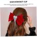 DOITOOL Bowknot Hair Clip Tassel Hair Clip Big Hair Clips Ribbon Bows Rhinestone Barrettes for Women Bowknot Headdress Silky Hair Clip Hair Clip for Girls Rhinestones Miss Red - Buy Online on GoSupps.com