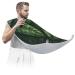 Tropical Leaf Beard Bib Apron Beard Hair Catcher for Men Shaving Fathers Day Anniversary Christmas Gifts for Dad Husband Beard Bib with 2 Suction Cups
