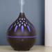 Shop Desk Humidifier & Essential Oil Diffuser - 160ml Wood Grain Aromatherapy Cool Mist with 7 Color Lights - Perfect for Home Use (Dark - Buy Online on GoSupps.com