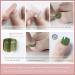 Shop Pink French Tip Press-On Toenails | Short Glitter False Nails for Women | 24 Pcs Full Cover Stick-On Toenails - Buy Online on GoSupps.com