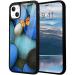 Idocolors Cute Butterfly Phone Case Compatible with iPhone 15 Plus Fresh Blue Cobblestone Durable Firm Protective Case Shockproof Dustproof Soft TPU Bumper Scratch Resistant Cover for iPhone 15 Plus iPhone 15 Plus Stone
