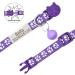 Senristar Personalised 2 Pack Reflective Cat Collar Custom Breakaway Cat Collars with Name Tag and Bell Anti-Lost Nameplate Cat Collar for Girls & Boys (Purple fit 8''-11.0'') fit 8''-11.0'' Purple - Buy Online on GoSupps.com