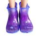 Portable Foot Bath Shoes | Waterproof Anti-Slip Foot Bath Shoes | Colorful Heatproof Foot Soaking Shoes Household Foot Bath Shoes for Bathroom Height 18cm 45 Yards Blue