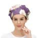 MUKJHOI Adjustable Working Caps Tie Back Cover Hair Bouffant Hats Sweatband for Women Men One Size Fit All - 24 Floral (46)