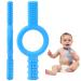 Baby Teething Toys - Sensory Chew Stick Oral Motor Tool for Humans - Toddler Teether to Relieve Teething Pain and Massage Gums - Food Grade & Easy to Clean - Chew Toys for Special Needs Chewer (Blue)