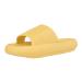 Monerffi women sandals outdoor slippers anti slip beach casual open toe sandals vintage anti-slip breathable lightweight platform 36/37 EU yellow