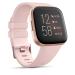 Vancle for Fitbit Versa Armband women men silicone sports replacement bracelet watch bracelet for Fitbit Versa 2 bracelet/versa/versa lite/se bracelet (s pink) s rosa
