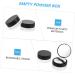 CANIGHT 2pcs Elastic Mesh Loose Powder Box Flour Holder Makeup Powder Case Portable Powder Puff Black Abs - Buy Online on GoSupps.com