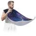 Astronaut Beard Bib Apron Beard Hair Catcher for Men Shaving Fathers Day Anniversary Christmas Gifts for Dad Husband Beard Bib with 2 Suction Cups