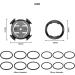 Buy 2-Piece Bicycle Bracket Compatible with Garmin GPS - Handlebar Mount for Edge 130 500 520 530 1000 - International Shipping Available - Buy Online on GoSupps.com