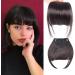 Bangs Hair Clip Fringe Bangs Synthetic Hair Extensions Clip in Bangs 6" Short Straight Hairpiece Thick Natural Front Neat Bangs with Temples for Women Girls Bangs Clip in Hair (Color : 1b Size : 6i 6inches 1b - Buy Online on GoSupps.com