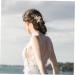 IWOWHERO Hair Comb Bride Hair Accessory Princess Headband Wedding Hair Accessories Wedding Headdresss Aesthetic Hair Accessories Tiara Decor Flower Clip Pearl Diamond Bridesmaid - Buy Online on GoSupps.com