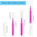 100Pcs Micro Eyebrow Brush Set - Multifunctional Brow Lamination Tools for Eyelash & Eyebrow Extensions - Pink | International Shipping Available - Buy Online on GoSupps.com