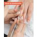Bezox Nail Shaver & Polish Scraper - Professional 2-in-1 Double-Sided Nail Slide & Stainless Steel Sub-Nail Cleaner - Buy Online on GoSupps.com