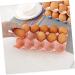 jojofuny 3pcs Boxes Egg Storage Box Plastic Pallets Egg Holder for Refrigerator Fridge Egg Organizer Split - Buy Online on GoSupps.com