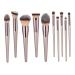 10 Champagne Gold Makeup Brushes Manicure tackle