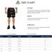 Haimont Men's Running Shorts 7 - Quick Dry Lightweight Athletic Shorts with Zipper Pockets - Black - Size Medium - Buy Online on GoSupps.com