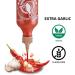 Flying Goose Sriracha Extra Garlic Hot Chilli Sauce 455ml (Pack of 4) - Buy Online on GoSupps.com