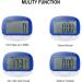 MOLIONS 3D Pedometer for Walking  Multi-Function Step Tracker with Belt Clip  Accurate Step Counter with Large Display for Men Women Kids and Elder - Blue - Buy Online on GoSupps.com