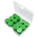 Ear Plugs for Sleeping 12pcs Ear Plugs Soft Special Clay Small Lightweight Portable Single 0.8cm Diameter Noise Reduction Ear Plugs (Green)
