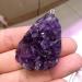 Amethyst Rough Stone Natural Amethyst Pendant Cluster Crystal Specimen 1pc - Buy Online on GoSupps.com