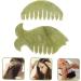Frcolor 2-Pack Gua Sha Jade Head Massager Combs - Portable Scalp Massage Tools for Relaxation & Hair Care - Buy Online on GoSupps.com