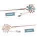 AUTSUPPL Flower Hair Crystal - Chinese Hair Vintage - Hair Accessories for Bun Decoration for Women (Blue) - Buy Online on GoSupps.com