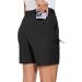 Cagola 7 Women's Hiking Cargo Shorts - Quick Dry Athletic Shorts with Pockets | Elastic Waist | Black - Large - Buy Online on GoSupps.com