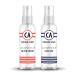 CA Perfume Impression of (Opium + Good Girl) Travel Size Sample Fragrance Refillable Atomizer Long Lasting Eau de Parfum (Cologne) Sprayer / 2 Fl Oz/ 60 ml Black Opium + Good Girl Impression