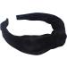 Topkids Accessories Satin Knot Alice Bands Adult Women Hair Accessories for Women Hair Bands for Women Thick Headband Womens Headbands Head Bands Adult Women Wide Headbands (Black) - Buy Online on GoSupps.com