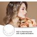 Hair Vine Crystal Headband Pearl Headpiece for Wedding Bride Bridesmaid - Buy Online on GoSupps.com