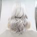 Xiweiya Synthetic Hair Wig - Heat Resistant Wavy Silver Grey | International Shipping Available - Buy Online on GoSupps.com