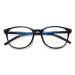 NC Bifocal reading glasses Anti Blue Reading Club Blow Lights Blocking Computer Glasses Men Women's Anti-Environmental Glasses Multifocal Sight Correcting Reflections 1.0 Large frame glasses