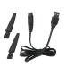 Shaver Charger USB Cord for Microtouch Solo Electric Shaver Solo Trimmer USB Charging Cable 31.5 in with 2 Cleaning Brush