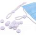 HomyBasic 150 Pcs Adjustable Elastic String for Masks 1/4 inch Mix-Rainbow - Soft Stretch Cord for Sewing Mask - Buy Online on GoSupps.com