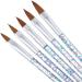 Doengdfo 1 Set Nail Brush Tools Set Crystal Handle Acrylic UV Gel Nail Brushes Carving Glitter Pen Manicure - Buy Online on GoSupps.com