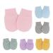 6Pairs Baby Essentials for Newborn Hand Mittens and Gloves Child for Items Set Personalised Anti Crash Scratch Hair-Pulling Childern Winter Soft Cotton Accessories Mommy for Boys and Girl Unisex Gifts