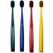 Zumaha loose toothbrush with a wide brush head hand toothbrush with medium -soft bristles 10 pieces of travel toothbrushes for men and women clean