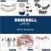 Baseball Cupcake Toppers Rookie Of The Year 1st Birthday Decorations-24PCS - Buy Online on GoSupps.com