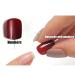 Blue Gradient Glitter Fake Nails | MISUD Medium Coffin Press-On Nails (24pcs) - StyleA-01 - Buy Online on GoSupps.com