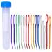 17 Pieces Yarn Needle Set,Tapestry Needle Bent Tip Tapestry Needles for Yarn Large Eye Blunt Needles for Hand Sewing Yarn Sewing Needles Set with Plastic Sewing Needle for Knitting Crochet