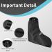 Waterproof Overshoes for Bicycles | Rain Protection Shoes for Cycling & Travel - Black - Buy Online on GoSupps.com