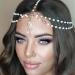 Runmi Forehead Chain Pearl Hairpiece - Elegant Bridal Headpiece & Hair Accessories for Women and Girls - Buy Online on GoSupps.com