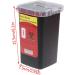 Portable Barber Razor Blade Disposal Container - Mcree Disposal Blade Box (Black) - Buy Online on GoSupps.com