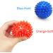 Spiked Massage Ball Set - 2 Hedgehog Myofascial Knobs for Muscle Therapy (6.5 cm) - Perfect for Deep Tissue Massage - Buy Online on GoSupps.com